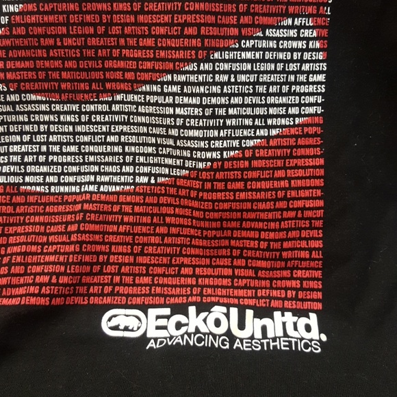 Ecko Unlimited T-shirt Black Graphic - Picture 3 of 5
